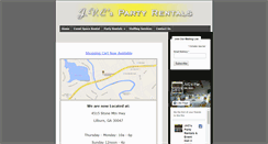 Desktop Screenshot of jvcpartyrentals.com